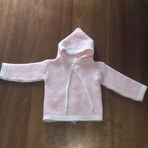 Blue Bird Knitted Hoodie NWOT